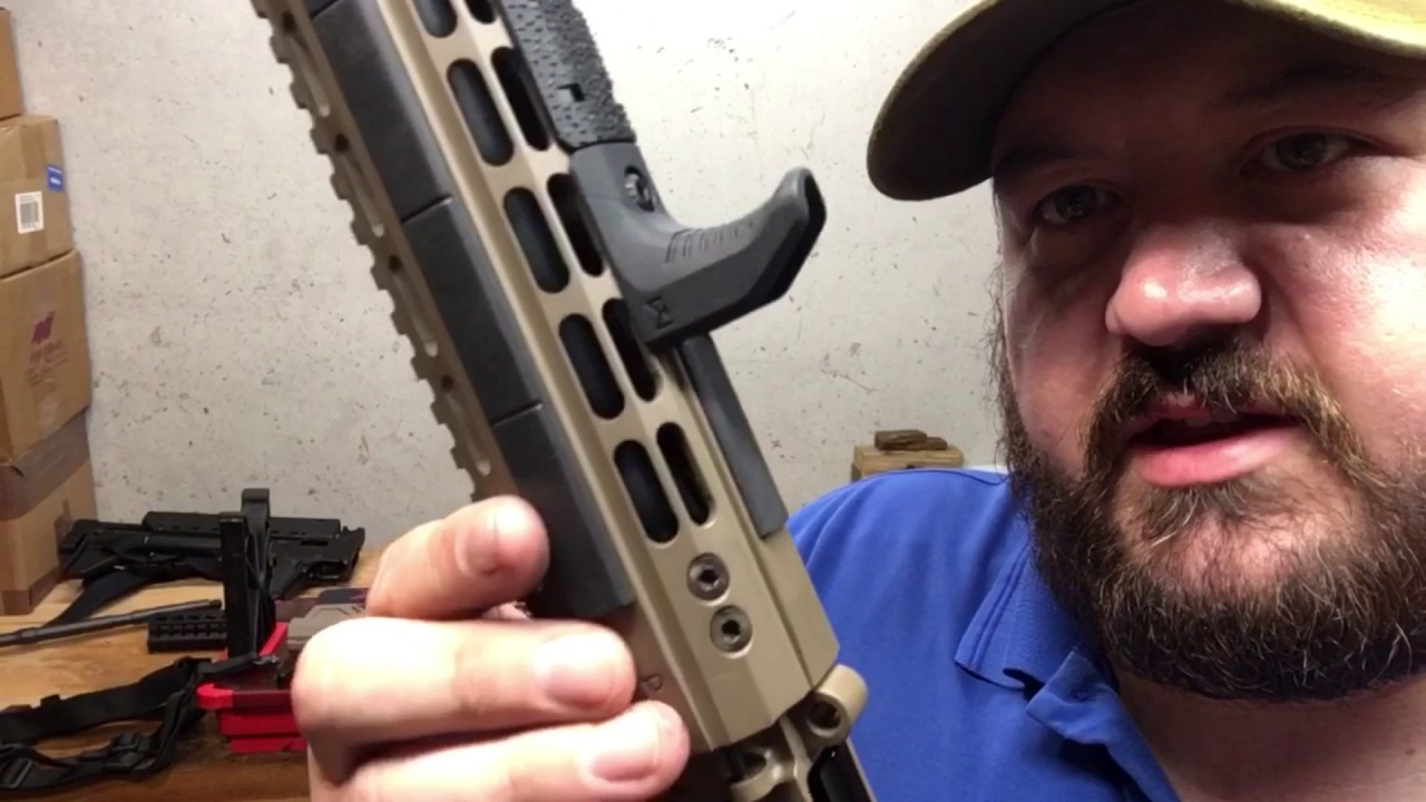 AR9 Carbine, Beretta Receiver, 9mm, 16″ Fluted Barrel, 1-