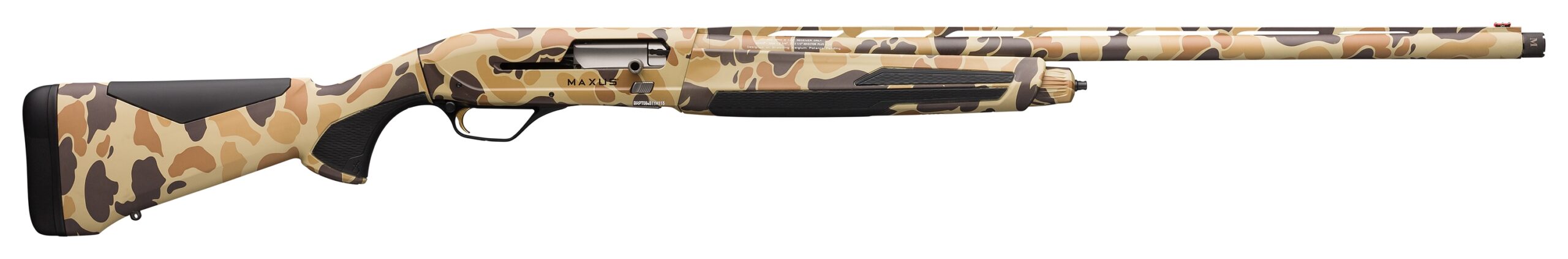 Browning Maxus II 12ga 3.5″ 26″ Vintage Tan Camo