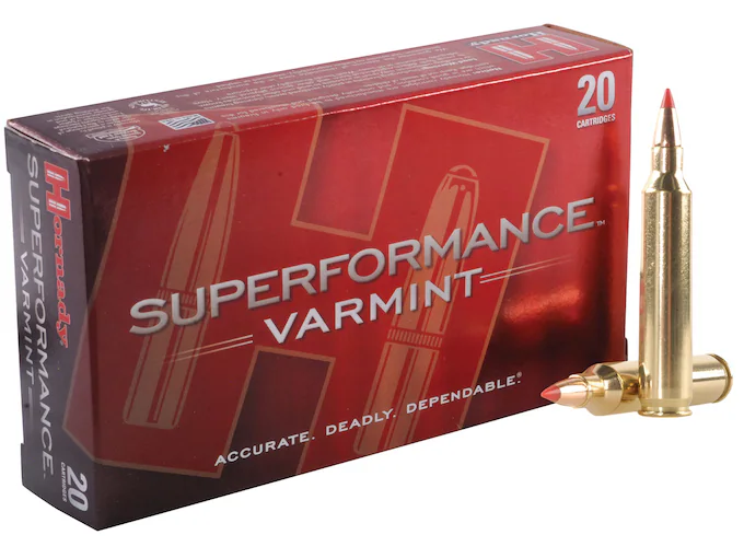 Hornady Superformance Varmint 204 Ruger Ammo 40 Grain Hornady V-Max Polymer Tip 500rounds – Fast Ship