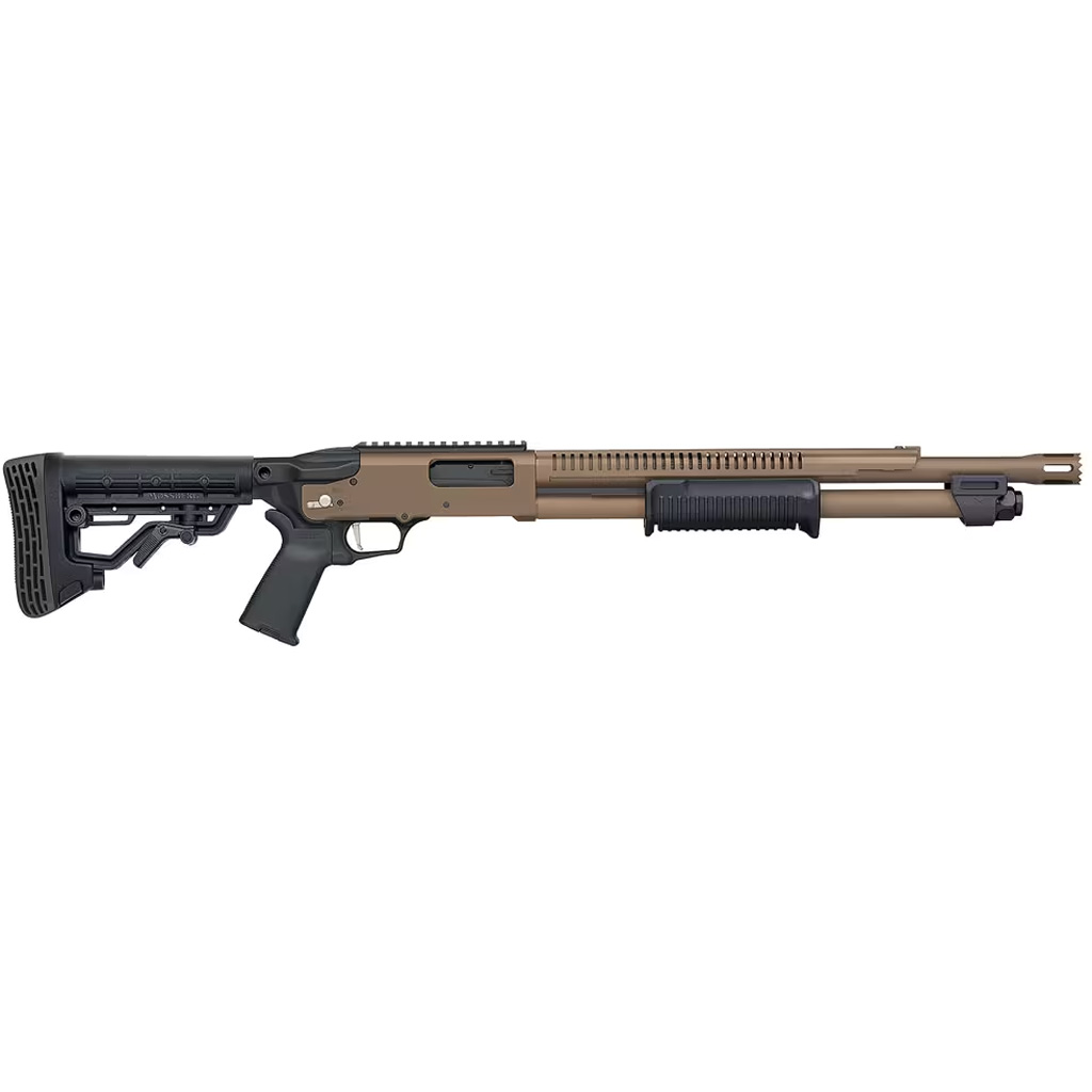 Mossberg 590R Cerakote Shotgun 12 ga. 18.5 in. FDE Standoff Barrel 3 in. 6+1